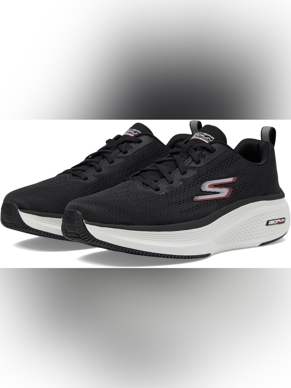 Skechers Go Run Elevate 2.0 Men’s Sneakers, 11.5, BLACK